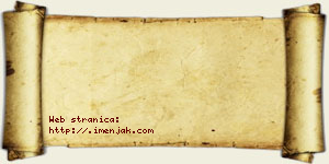 Lana Ivanović vizit kartica